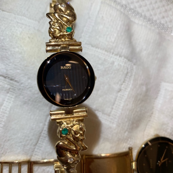 Relojes RADO real gold diamond and esmerald 18k - Picture 5 of 5